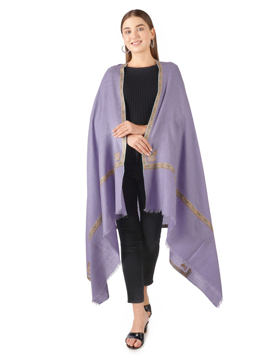 Luxury Pashmina Shawl: Exquisite Elegance for Discerning Tastes - Light Purple