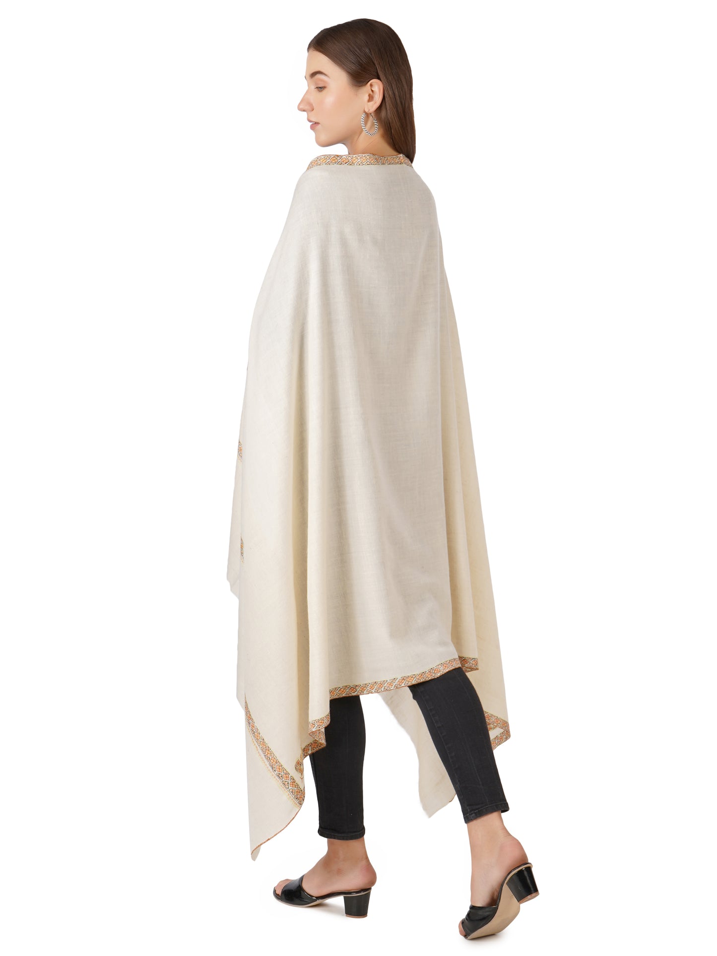 Pashmina Shawl: Elegant Grace for Timeless Style - Off White