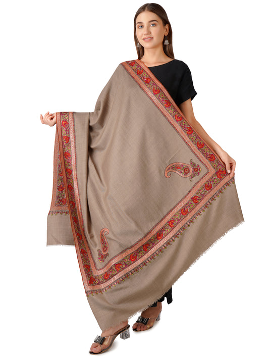 Handwoven Pashmina Shawl – Artisanal Craftsmanship - Natural Toosh