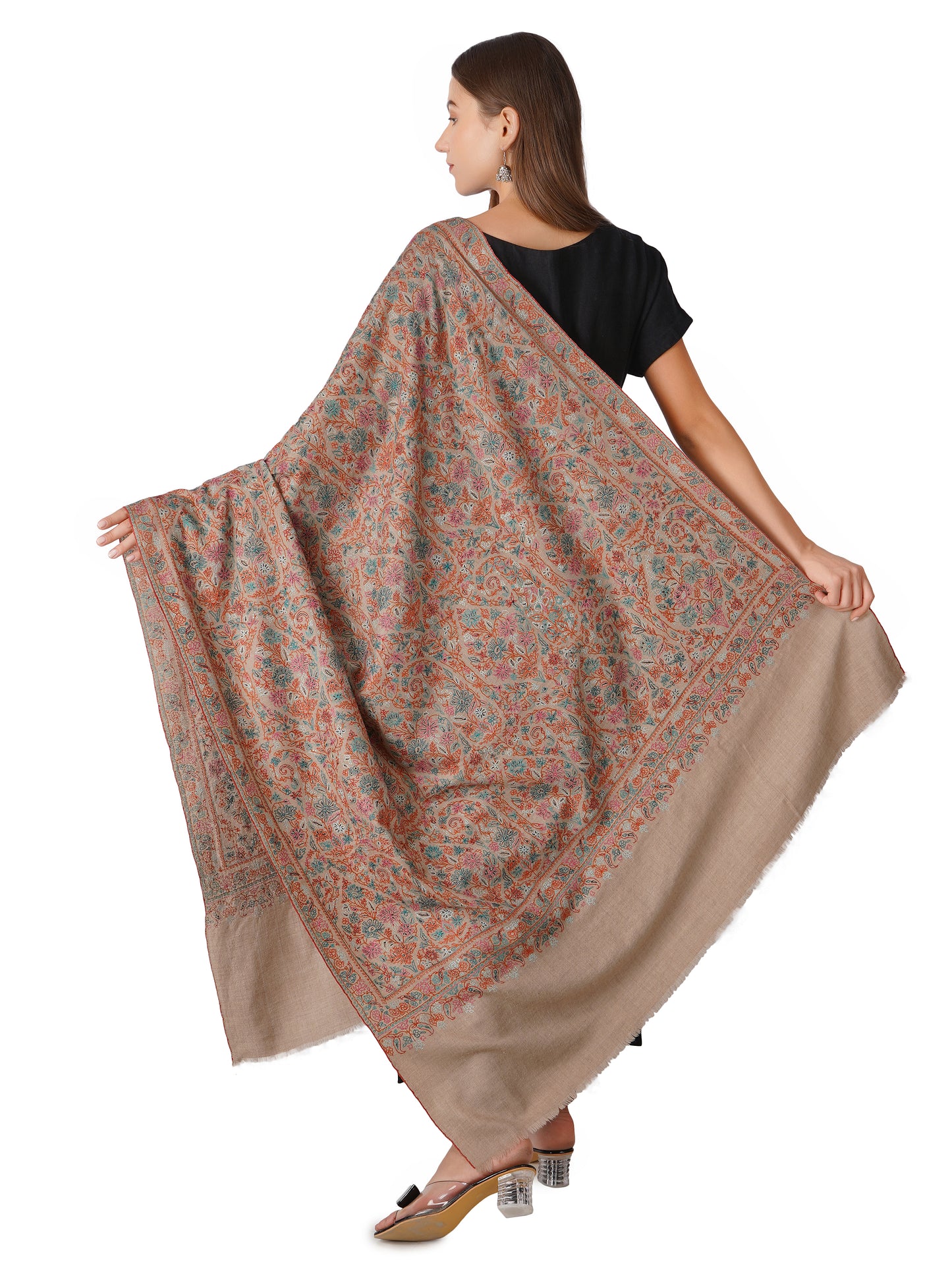 Elegant Pashmina Shawl Perfect for All Occasions – Timeless Tradition - Natural Toosh