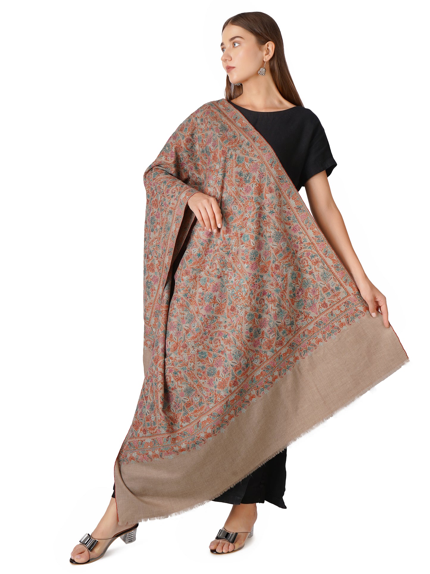 Elegant Pashmina Shawl Perfect for All Occasions – Timeless Tradition - Natural Toosh