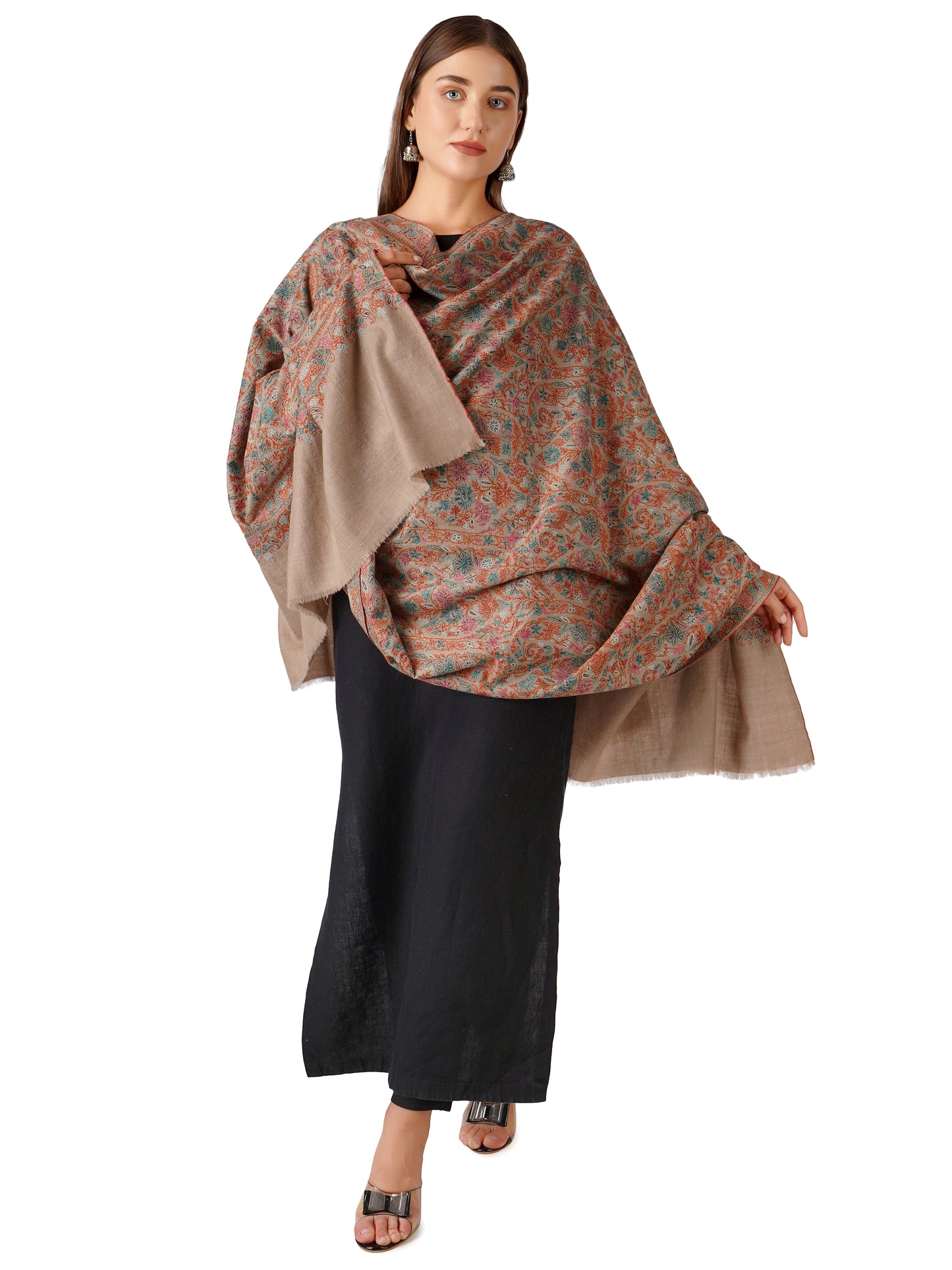 Elegant Pashmina Shawl Perfect for All Occasions – Timeless Tradition - Natural Toosh