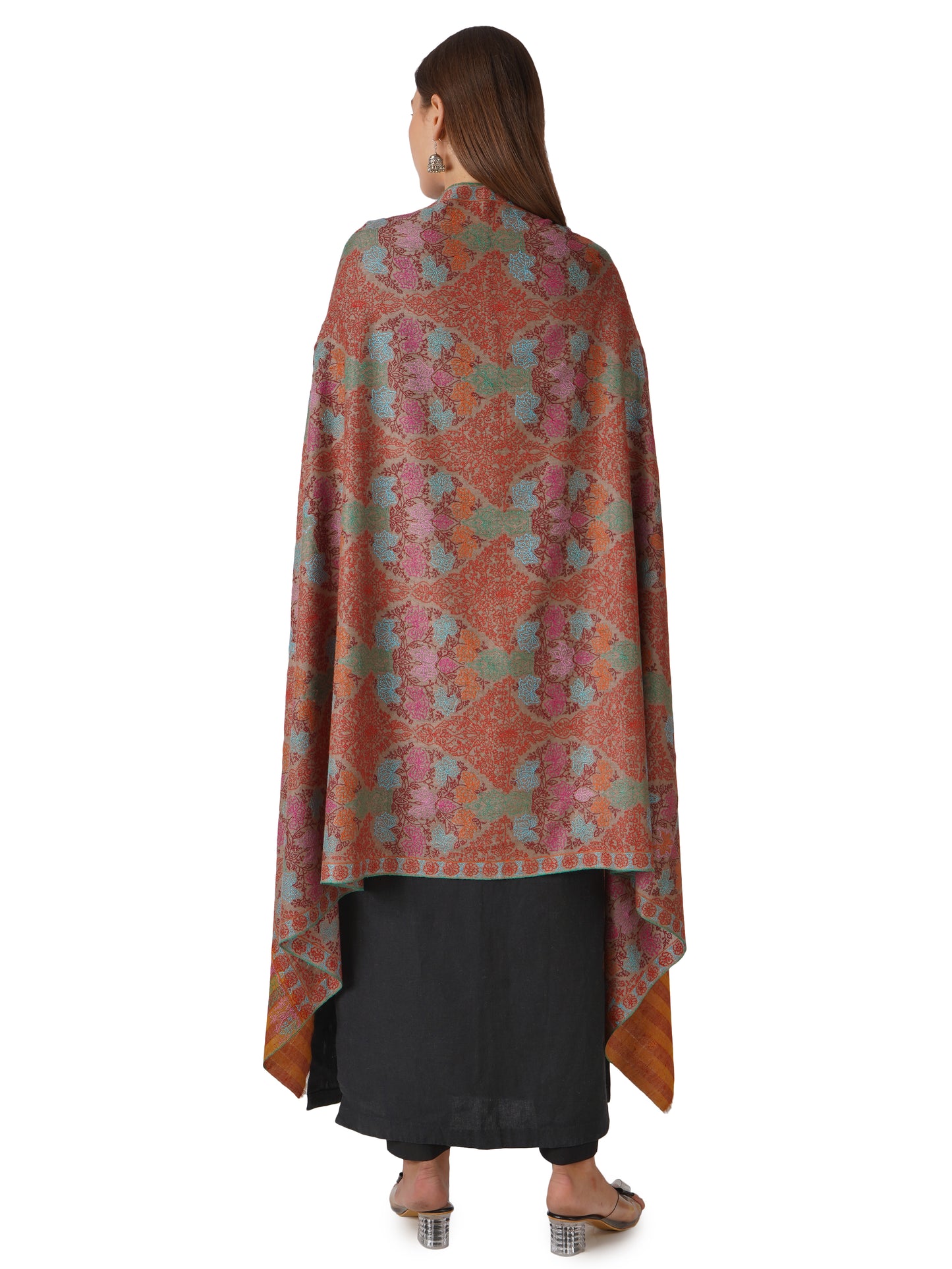 Elegant Pashmina Shawl – Unmatched Style - Natural Toosh