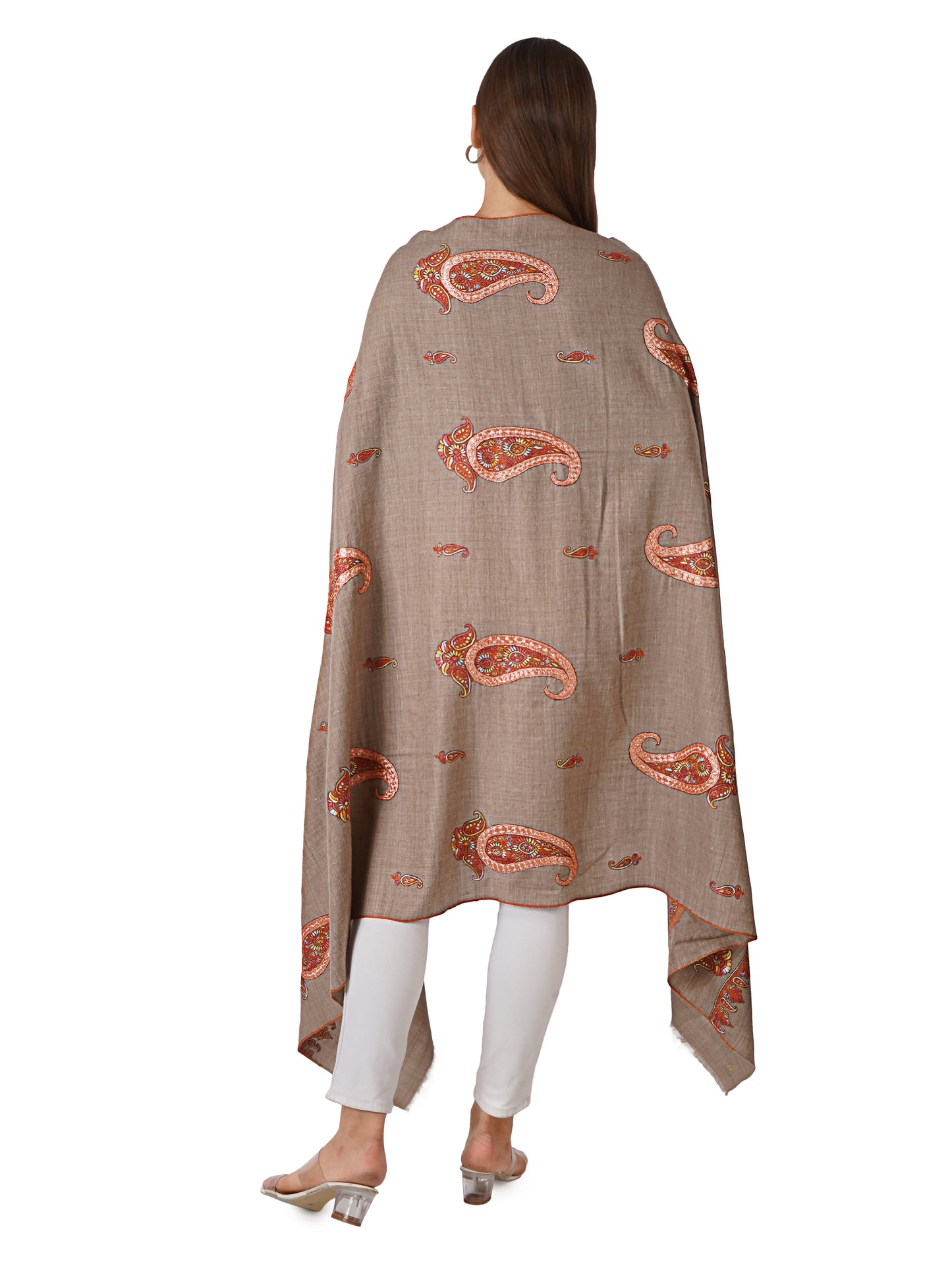 Classic Pashmina Shawl – Effortless Elegance - Natural Toosh