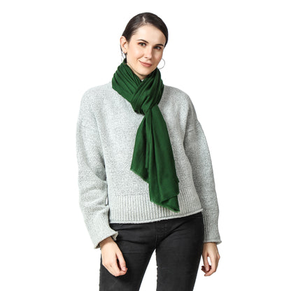 Green Cashmere Scarf