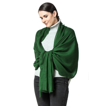 Green Cashmere Scarf