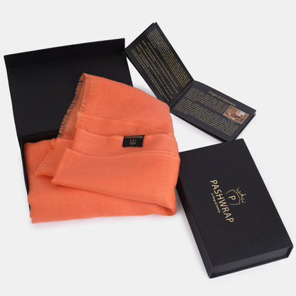 Brunt Orange Cashmere Scarf