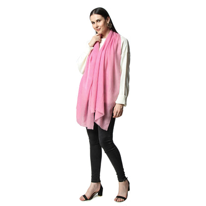 Pink Cashmere Scarf