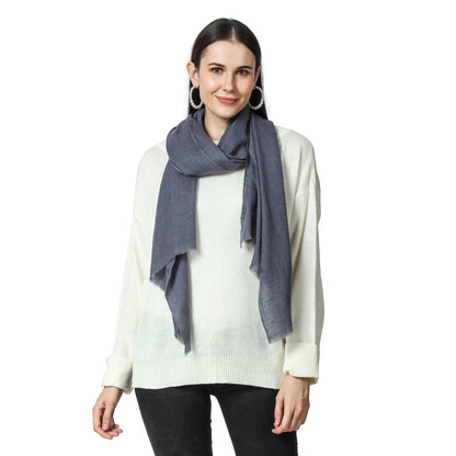 Gray Cashmere Scarf